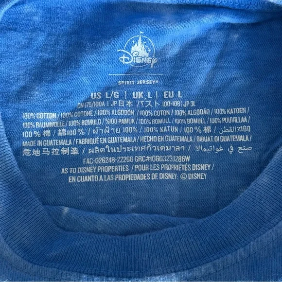 Walt Disney World Stitch Tie Dye Spirit Jersey Size Large Pullover Sweatshirt - Picture 10 of 16